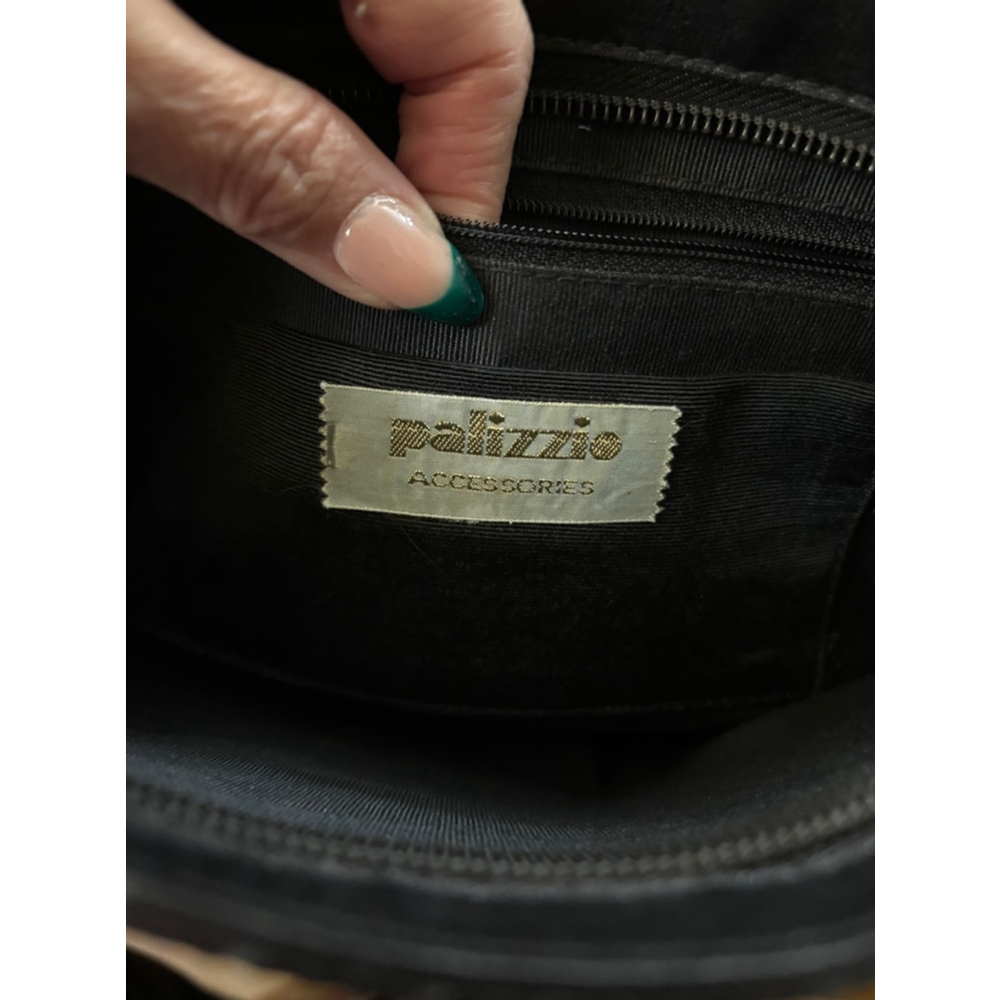Vintage Palizzio Black Snakeskin Clutch - Picture 3 of 3